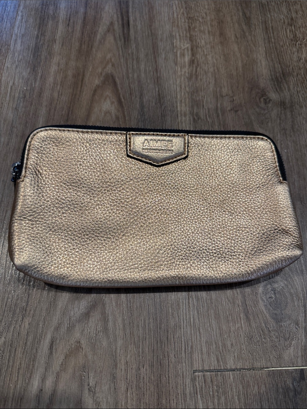 Aimee Kestenberg Gold Metallic Clutch Wallet